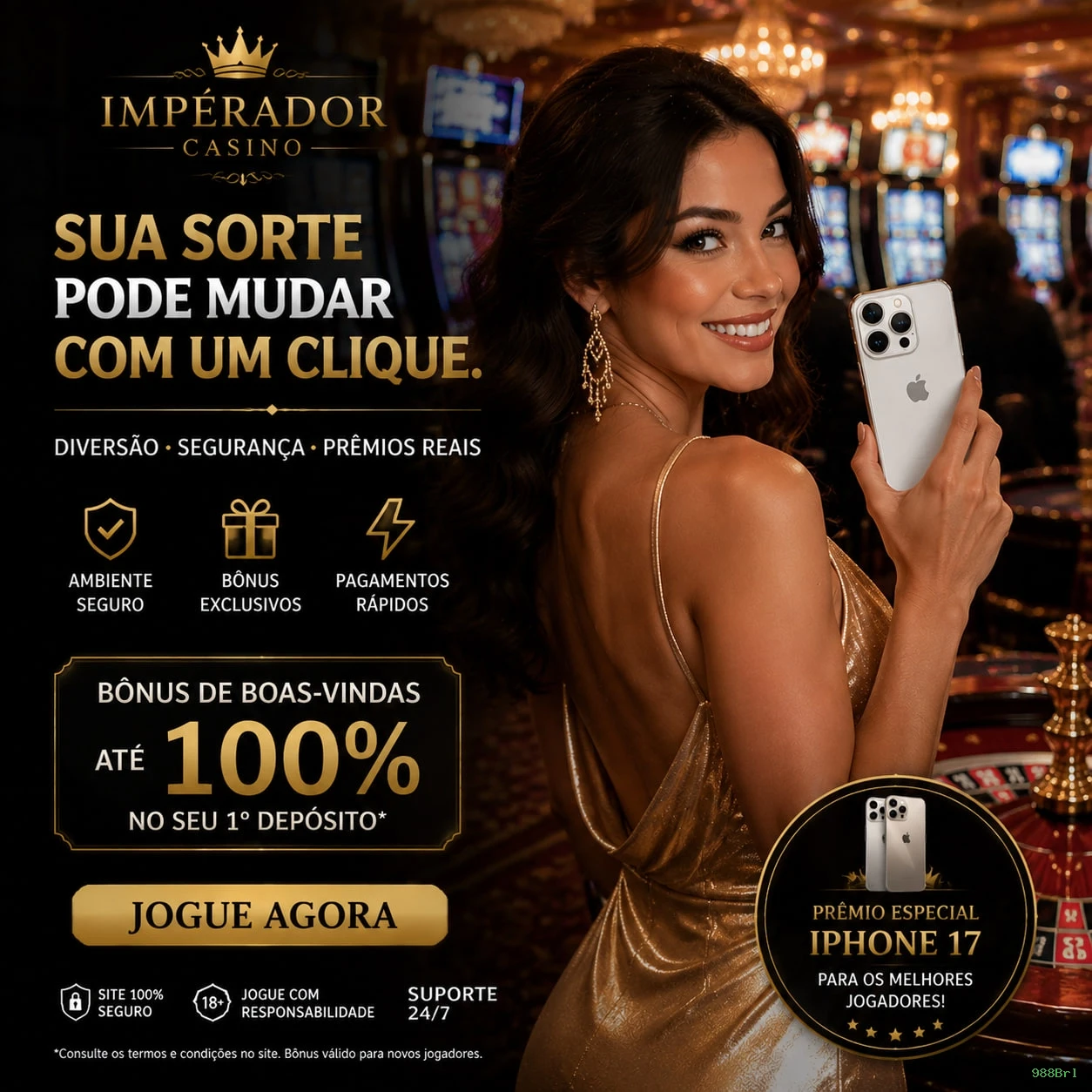 Canal oficial da 988Brl no Telegram